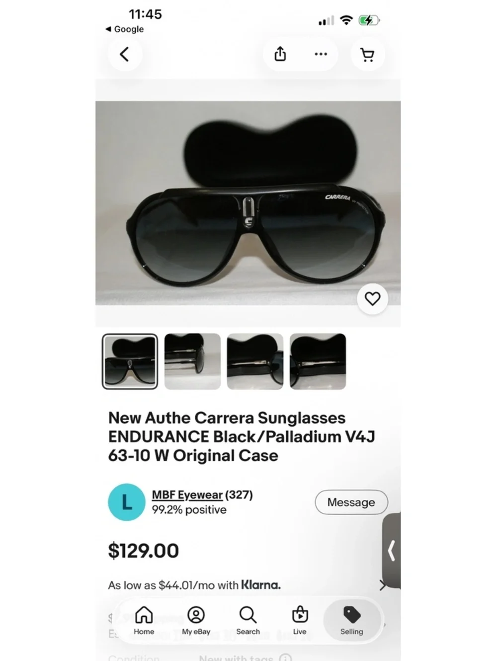 Carrera Endurance Pilot Aviator Sunglasses